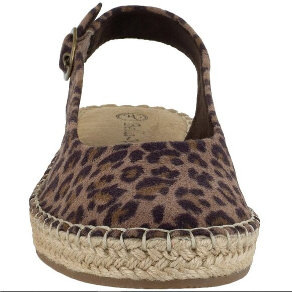 Bella Vita Adjustable Slingback Espadrilles -Olive II 6M NEW - Picture 5 of 9